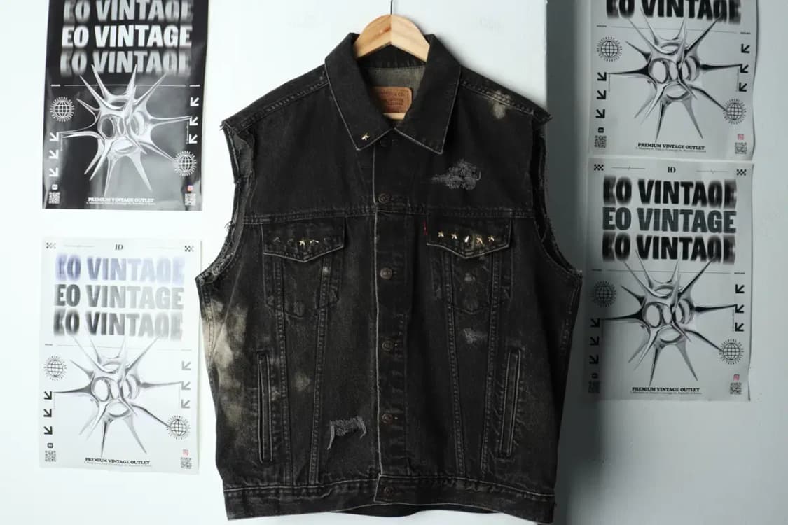 (L) 리바이스 집업 바람막이 점퍼자켓 년대 세대 조끼 데님-15865 상품이미지2