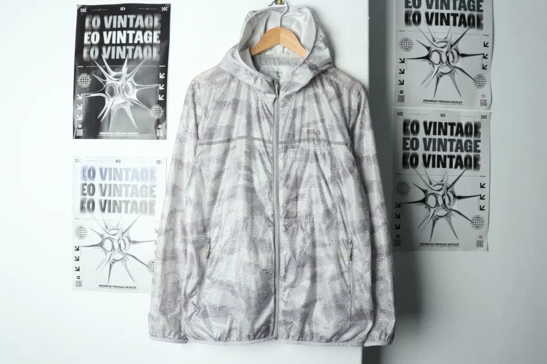 (XL) 휠라 집업 바람막이 점퍼자켓 패턴 화이트-15866 상품이미지2