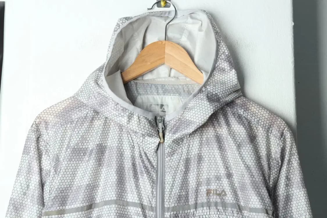 (XL) 휠라 집업 바람막이 점퍼자켓 패턴 화이트-15866 상품이미지3