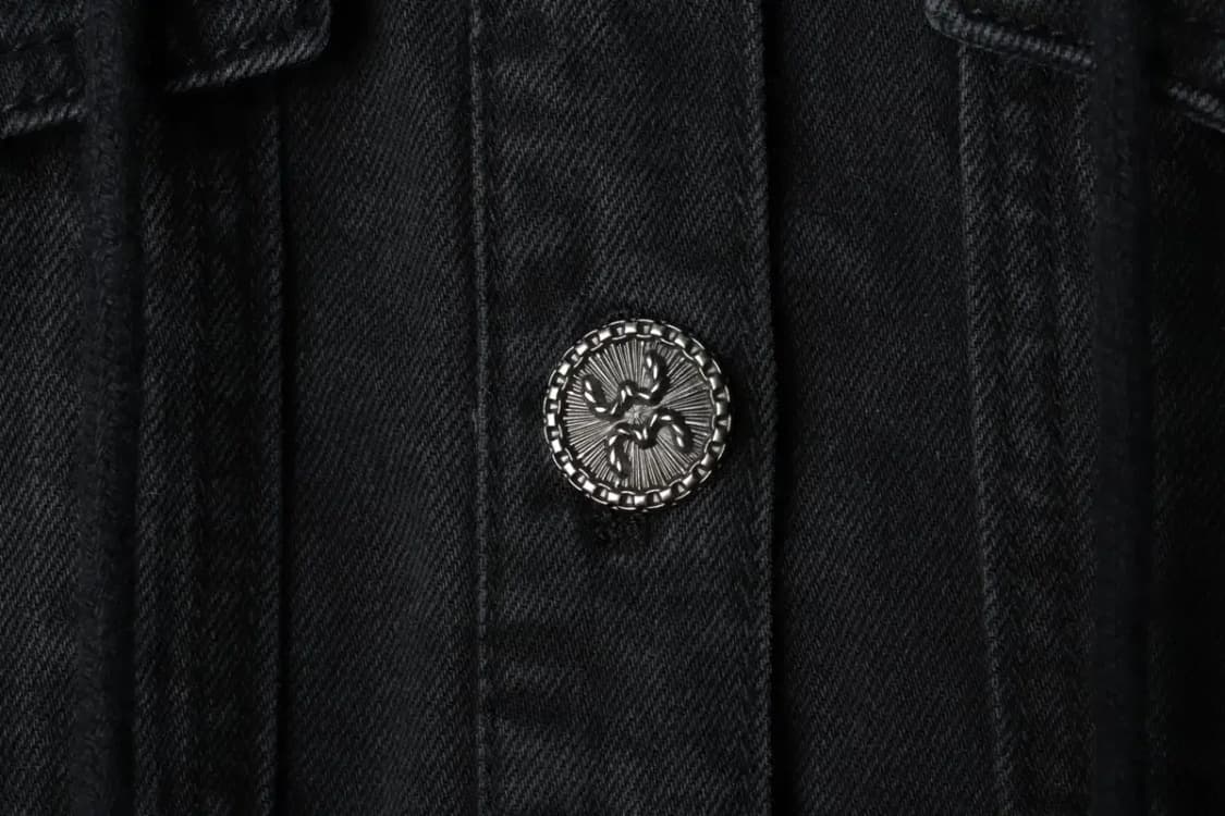 W(L) 칼라거펠트 집업 바람막이 점퍼자켓 데님 흑청 후드-15868 상품이미지5