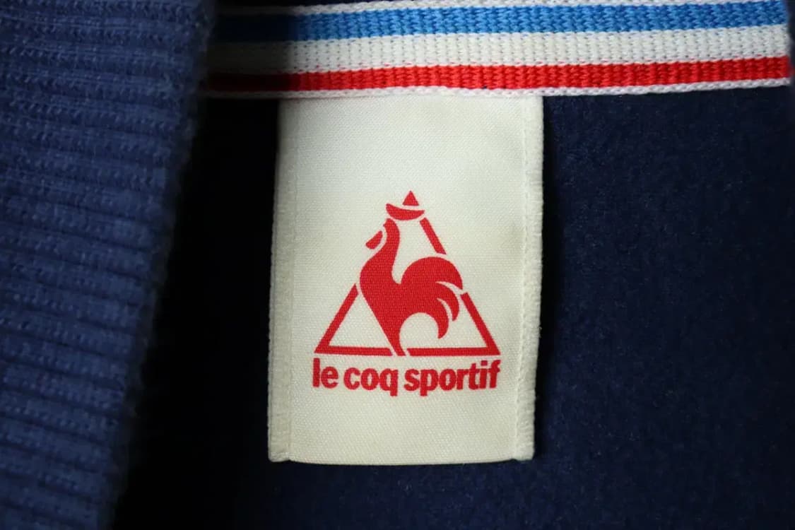 (M) 르꼬끄 집업져지 트랙탑 네이비 한정판 프랑스-1586E 상품이미지8