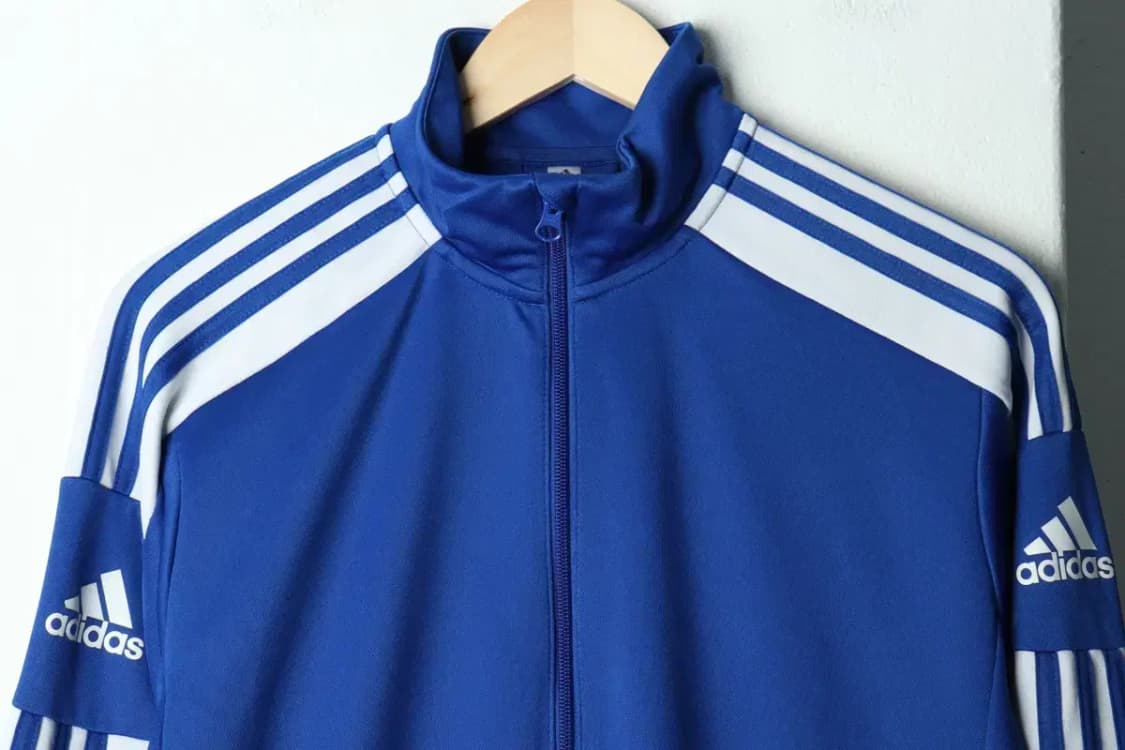 (2XL) 아디다스 집업져지 트랙탑 빅사이즈 블루 올드스쿨-1586F 상품이미지3