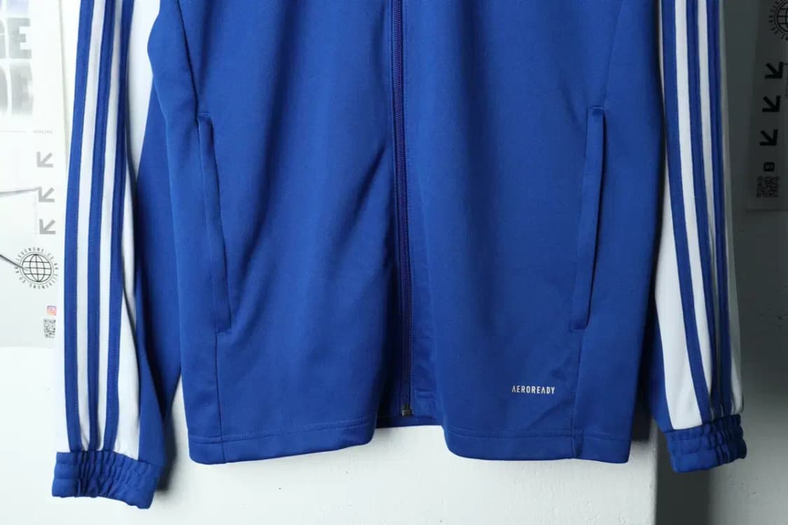 (2XL) 아디다스 집업져지 트랙탑 빅사이즈 블루 올드스쿨-1586F 상품이미지4