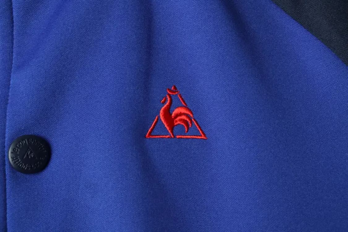 (M) 르꼬끄 집업져지 트랙탑 블루 올드스쿨-15870 상품이미지5