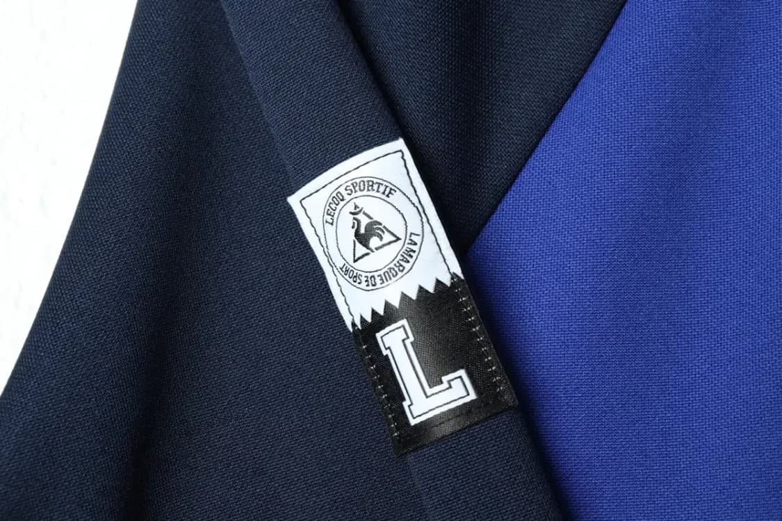 (M) 르꼬끄 집업져지 트랙탑 블루 올드스쿨-15870 상품이미지6