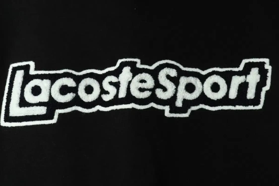W(M) 라코스테 후드티셔츠 블랙 자수 검흰 한정판-15873 상품이미지5