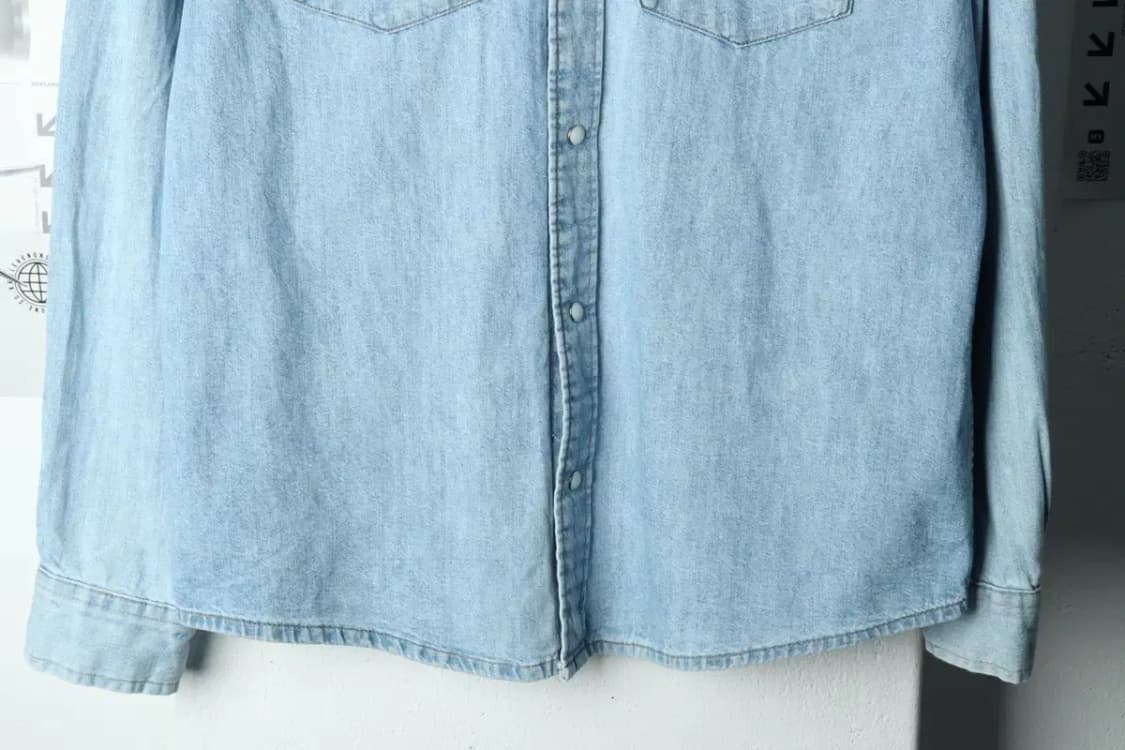 (L-XL) 브랜드빈티지 셔츠 남방 자라 데님 연청-15877 상품이미지4