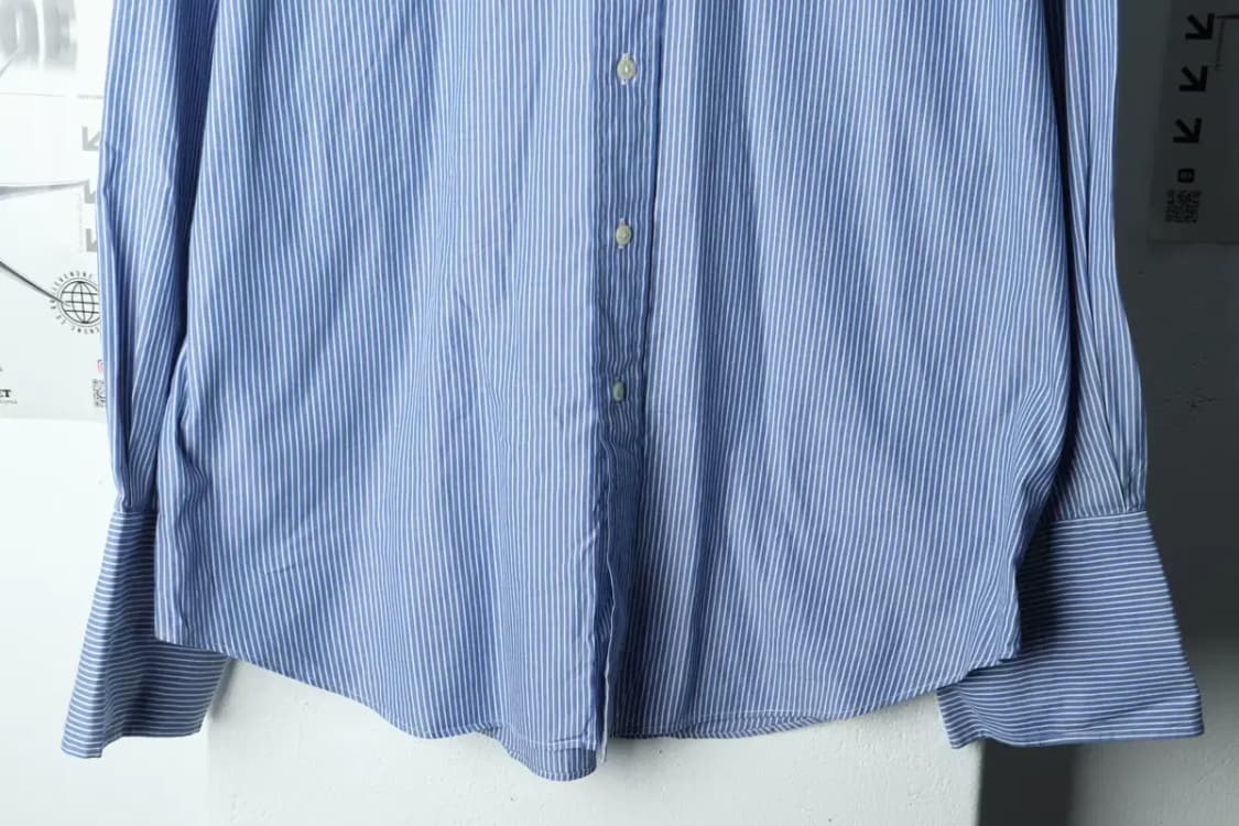 (XL) 폴로 랄프로렌 셔츠 남방 스트라이프 연블루-1587E 상품이미지4