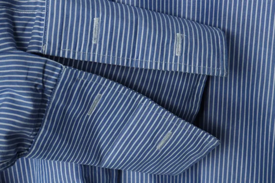 (XL) 폴로 랄프로렌 셔츠 남방 스트라이프 연블루-1587E 상품이미지5