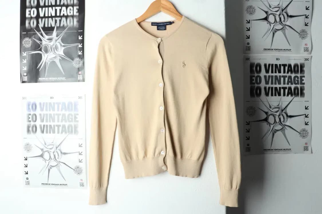 W(S) 폴로 랄프로렌 니트 가디건 베이지 포니-1590C 상품이미지2