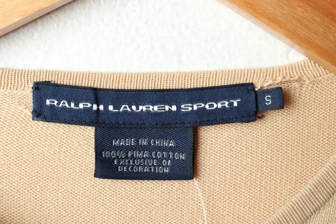 W(S) 폴로 랄프로렌 니트 가디건 베이지 포니-1590C 상품이미지6