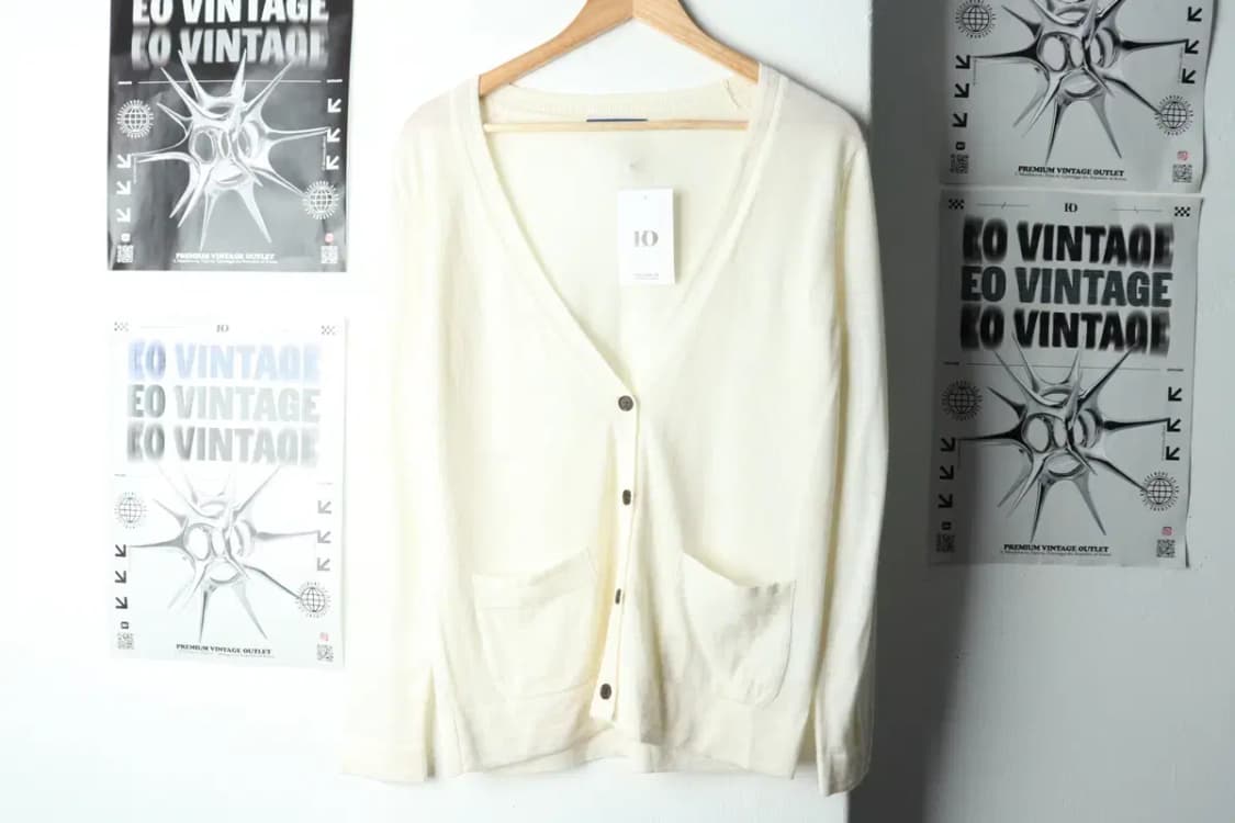 W(M) 키이스 니트 가디건 아이보리 울-1590D 상품이미지2