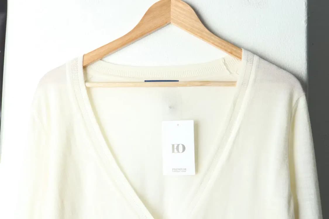 W(M) 키이스 니트 가디건 아이보리 울-1590D 상품이미지3