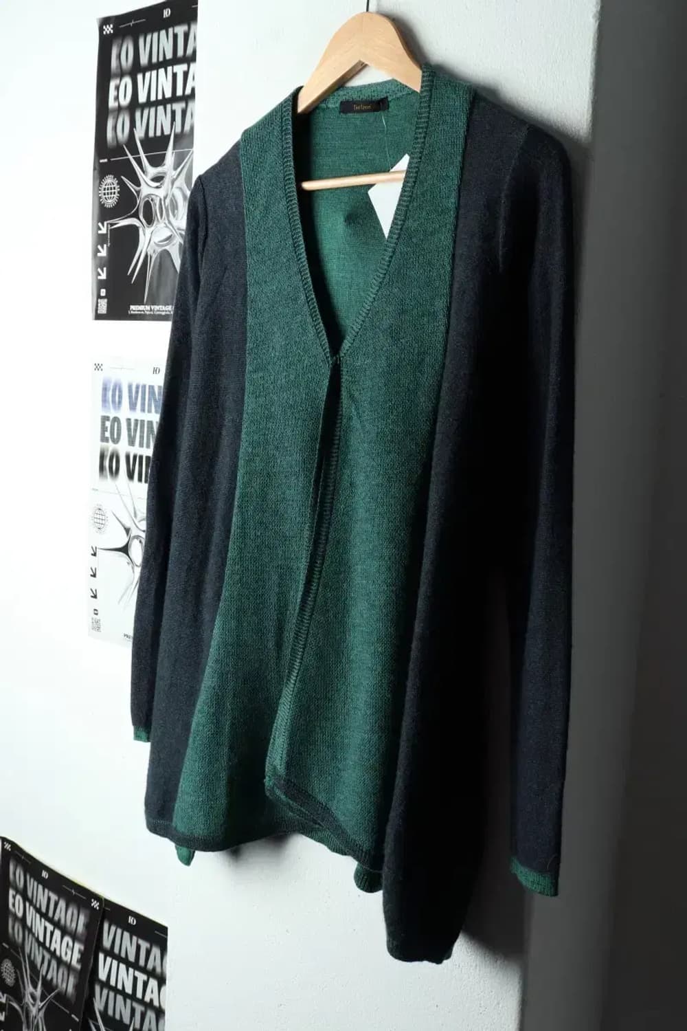 W(S) 브랜드빈티지 니트 가디건 더아이잗 그린-15912 상품이미지1