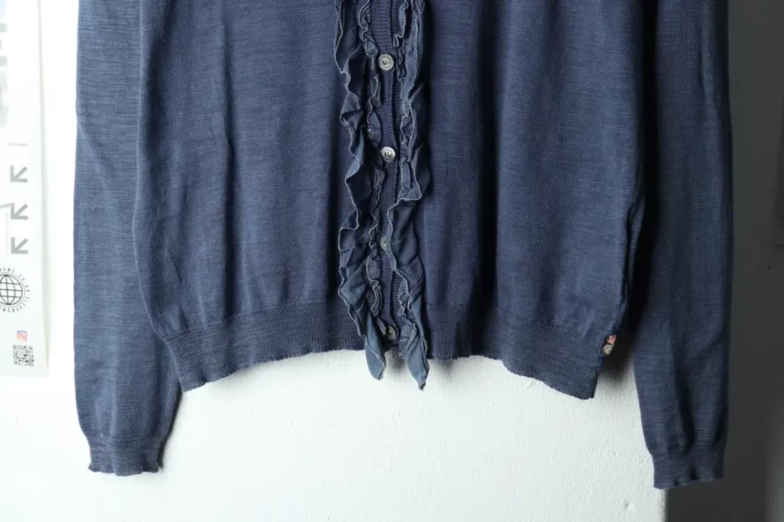 W(XS) 폴로 랄프로렌 니트 가디건 블루 레이스 한정판-15915 상품이미지4