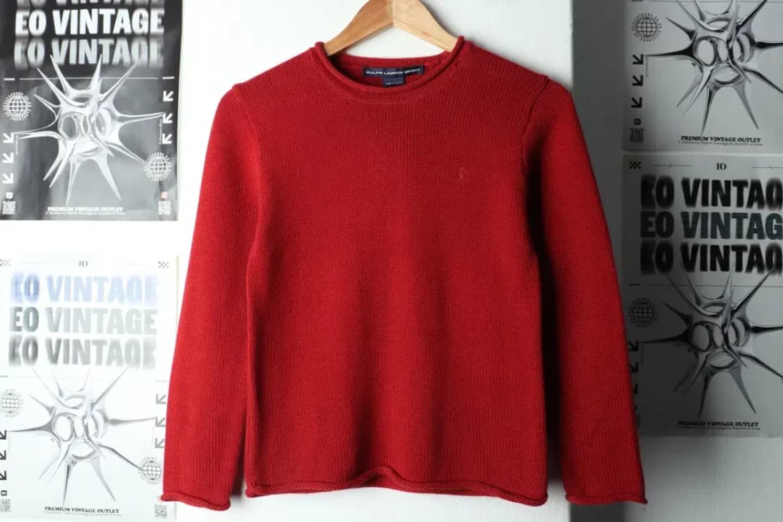 W(S) 폴로 랄프로렌 니트 버건디 포니-15917 상품이미지2