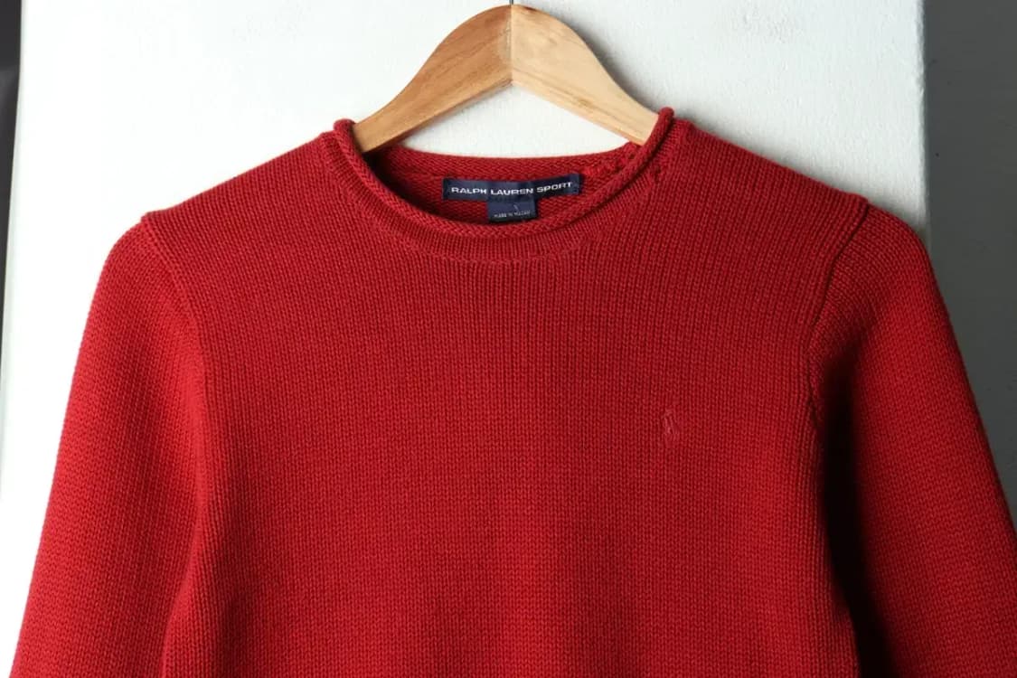 W(S) 폴로 랄프로렌 니트 버건디 포니-15917 상품이미지3