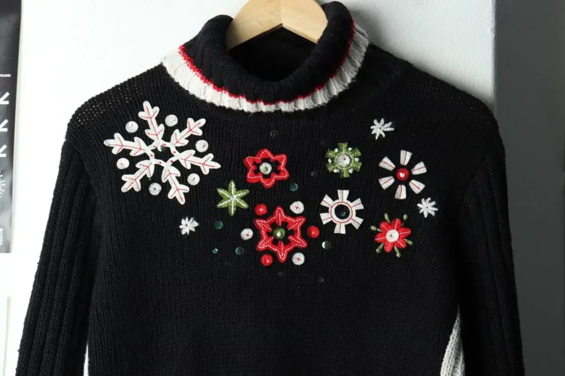 W(M) 브랜드빈티지 니트 크리스토퍼앤뱅크 블랙 폴라-15919 상품이미지3