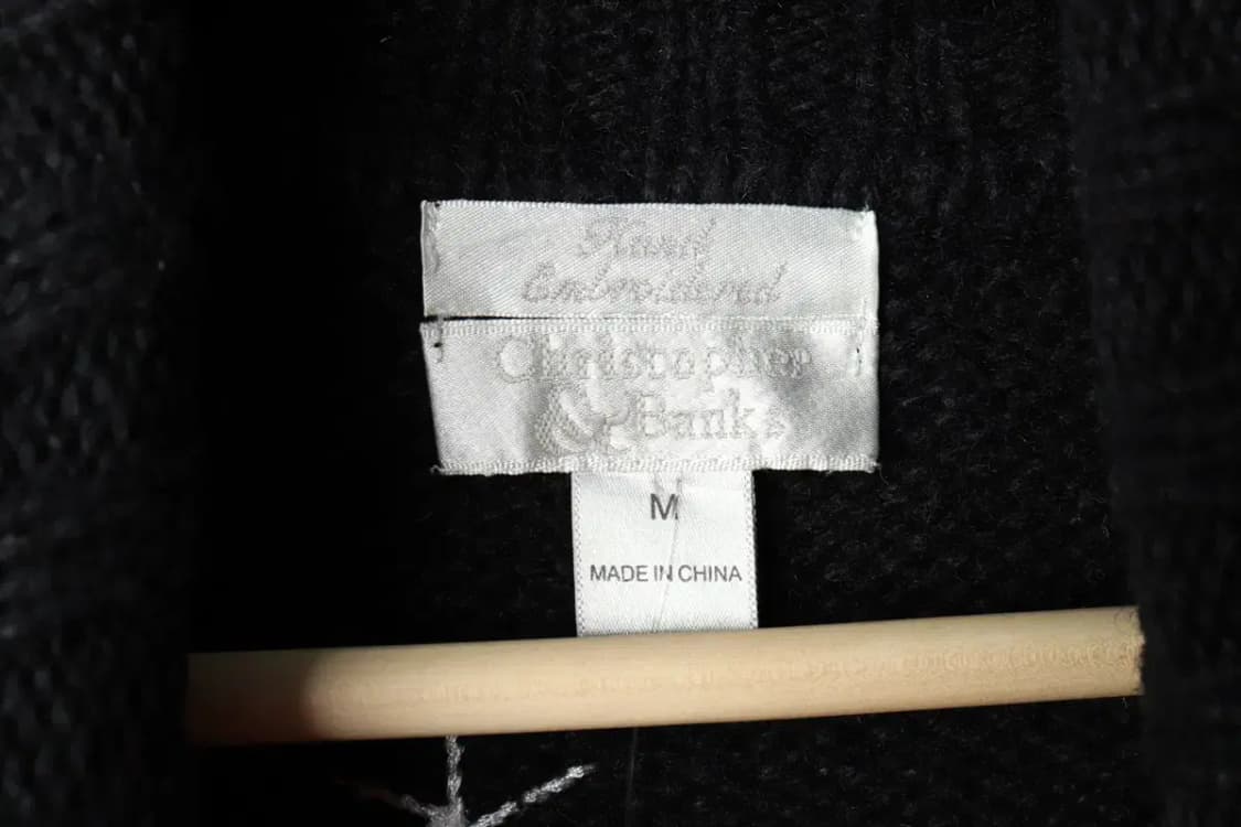 W(M) 브랜드빈티지 니트 크리스토퍼앤뱅크 블랙 폴라-15919 상품이미지7