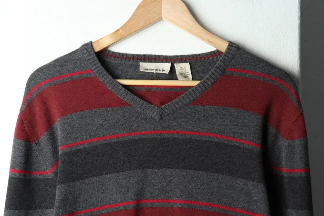 (L-XL) DKNY 디케이앤와이 도나카란 니트 스트라이프-1591A 상품이미지3