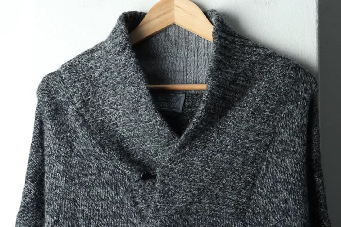 (XL) 브랜드빈티지 니트 그레이 헤비울-1591B 상품이미지3