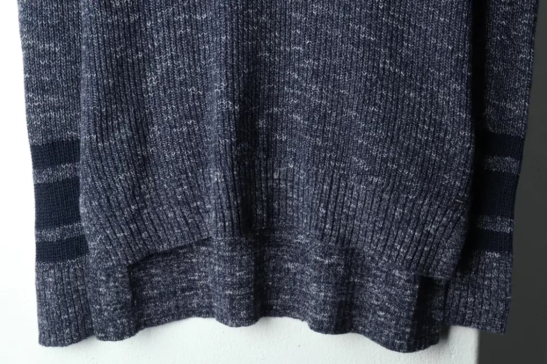 W(M-L) 타미힐피거 니트 브이넥 네이비 헤비울-1591F 상품이미지4