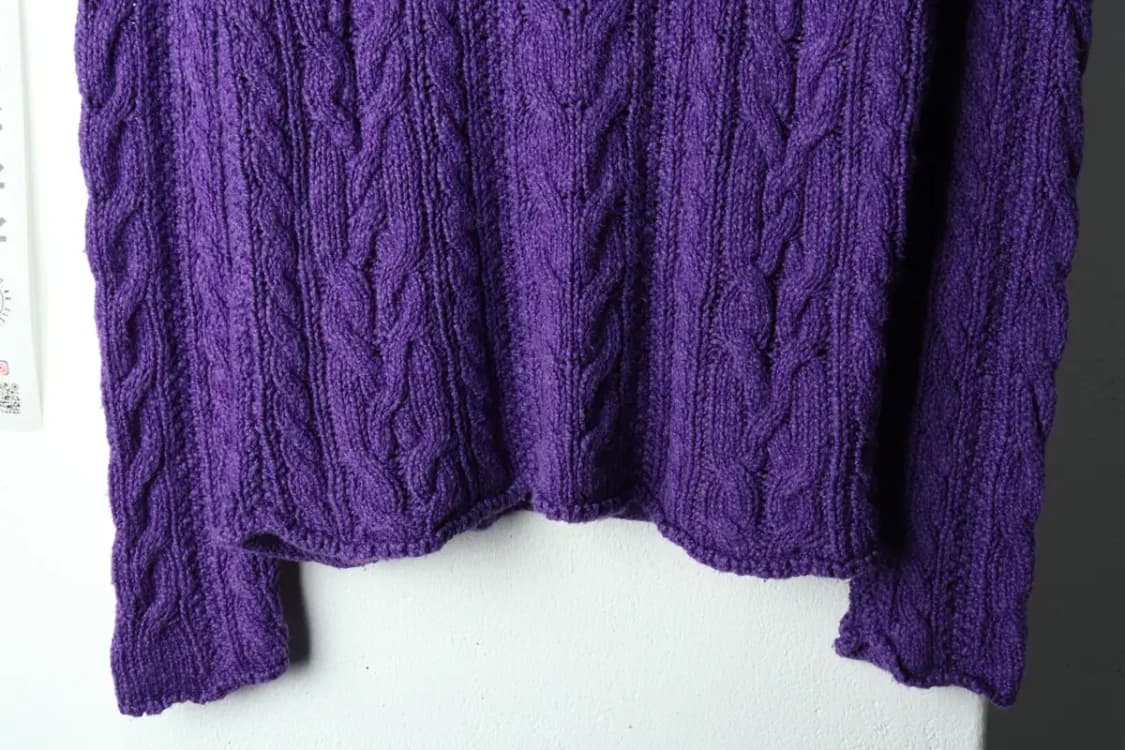 W(M-L) 폴로 랄프로렌 니트 반폴라 케이블 꽈배기-15924 상품이미지4