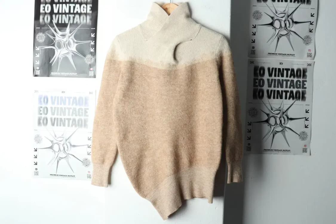 W(F) 시스템 니트 한섬 반폴라 유니크-15925 상품이미지2