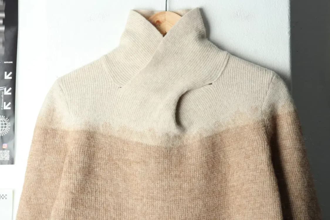 W(F) 시스템 니트 한섬 반폴라 유니크-15925 상품이미지3