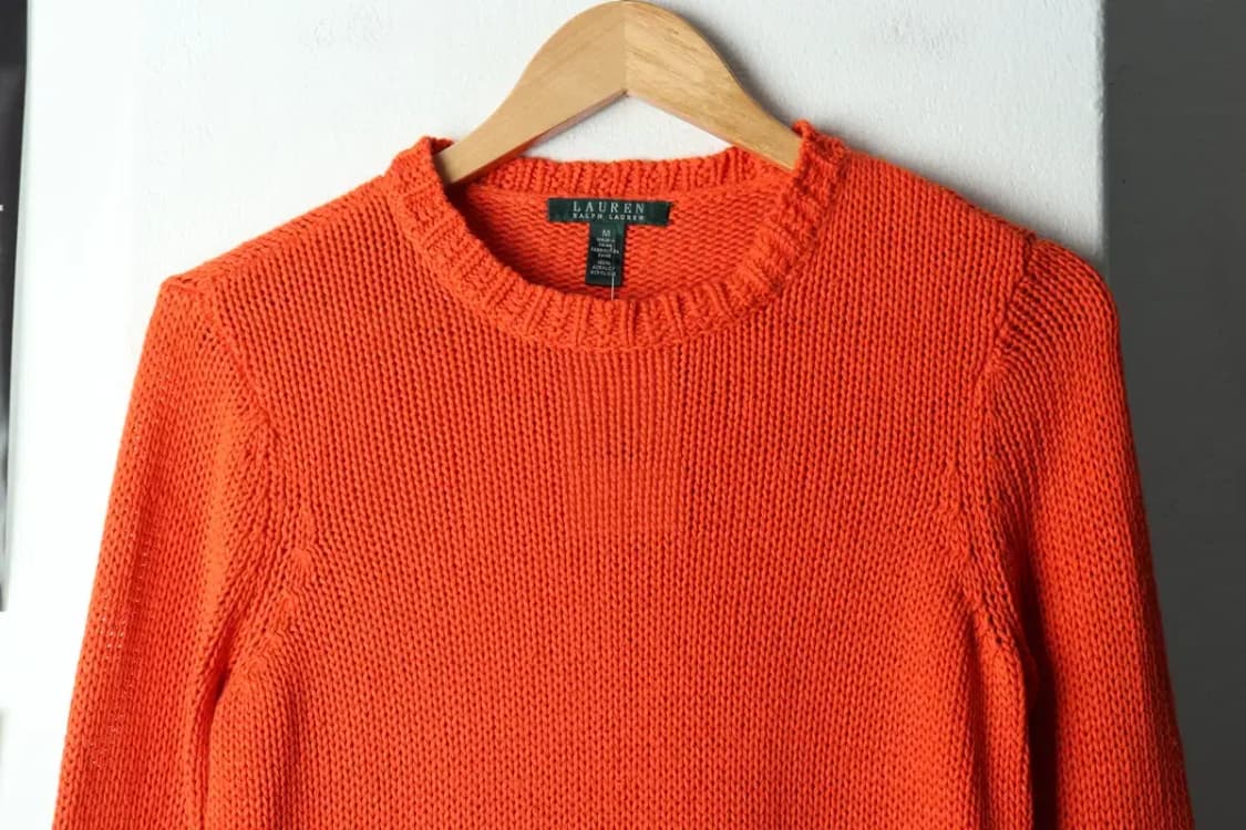 W(M) 폴로 랄프로렌 니트 오렌지 올드스쿨-15927 상품이미지3