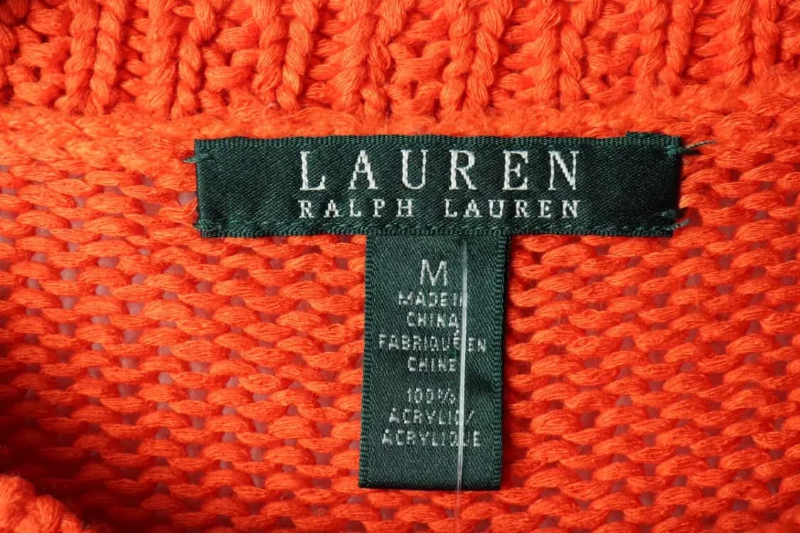 W(M) 폴로 랄프로렌 니트 오렌지 올드스쿨-15927 상품이미지5