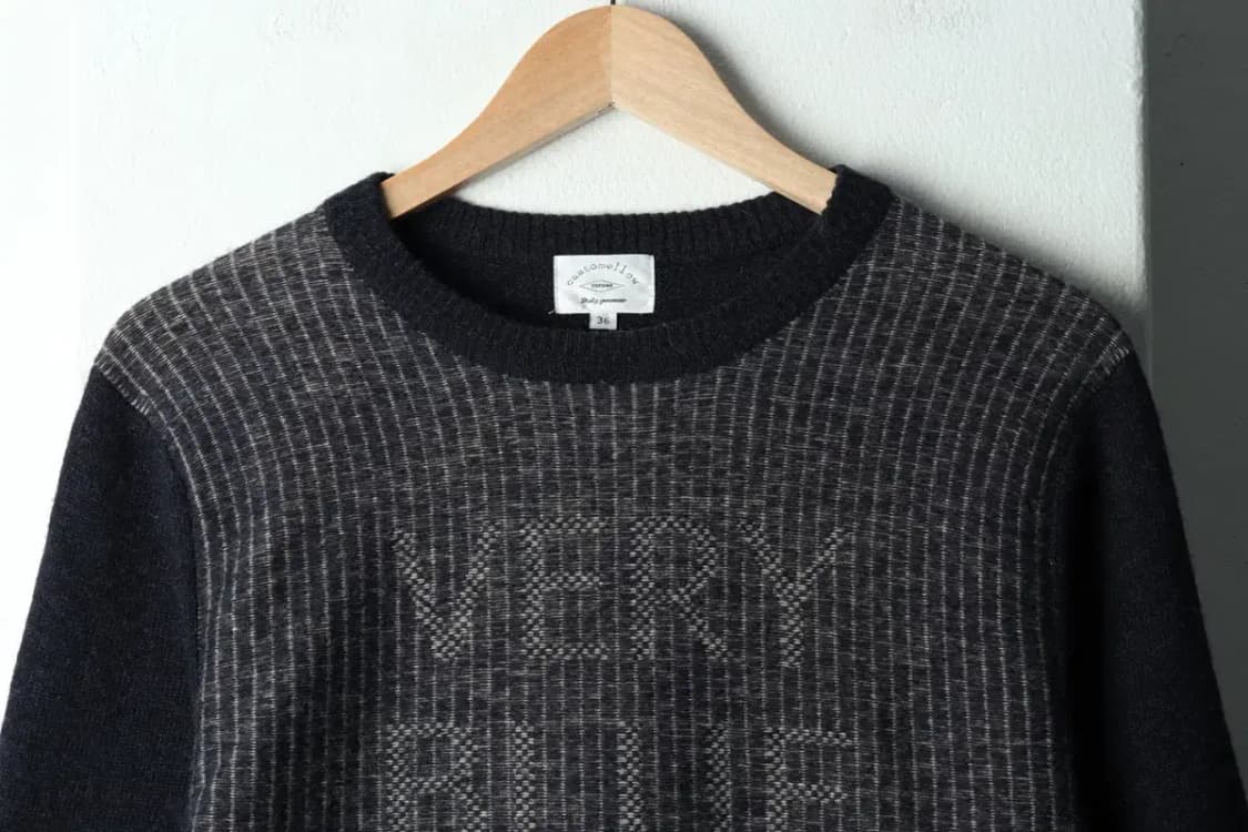 (M) 커스텀멜로우 니트 네이비 울 올드스쿨-15928 상품이미지3