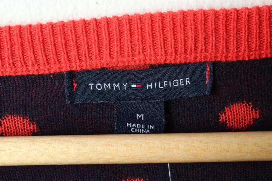 W(M) 타미힐피거 니트 레드 도트 한정판-15929 상품이미지6