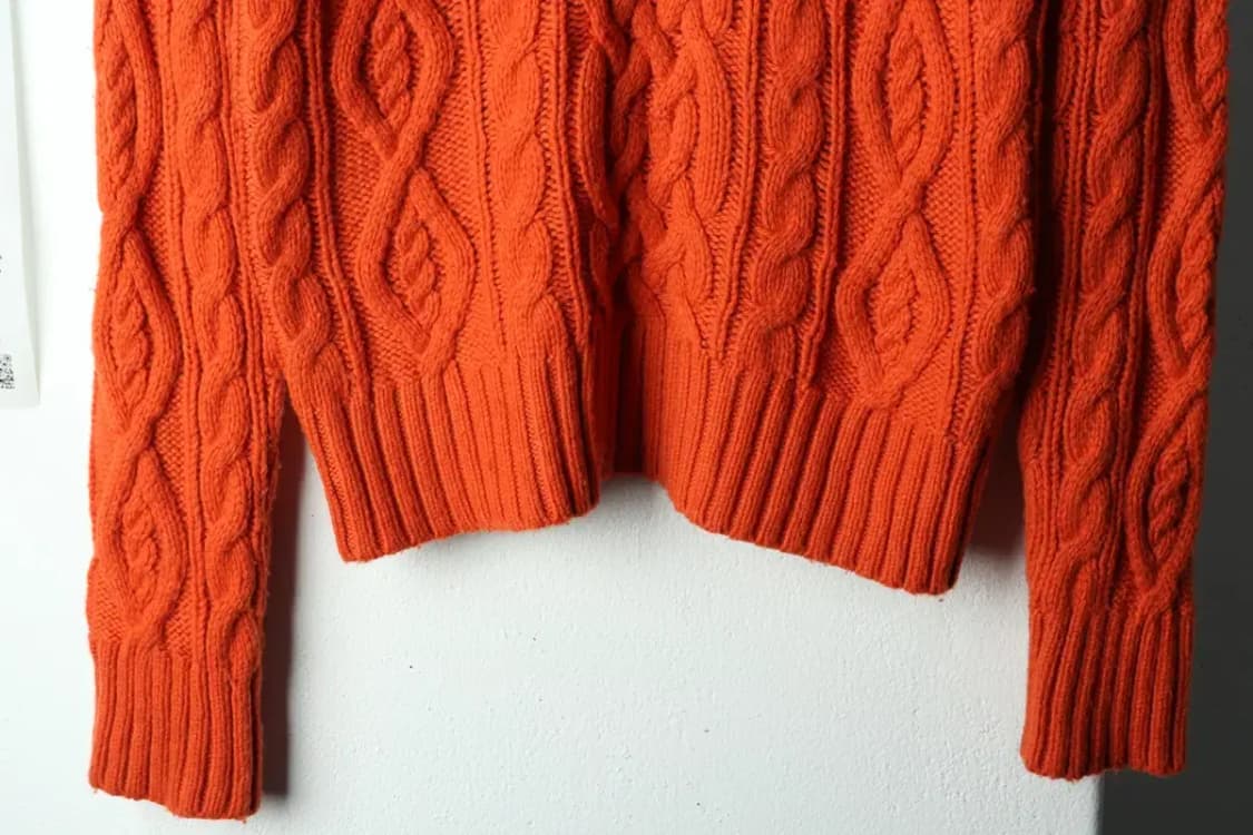 W(L-XL) 폴로 랄프로렌 니트 목폴라 케이블 꽈배기-1592E 상품이미지4