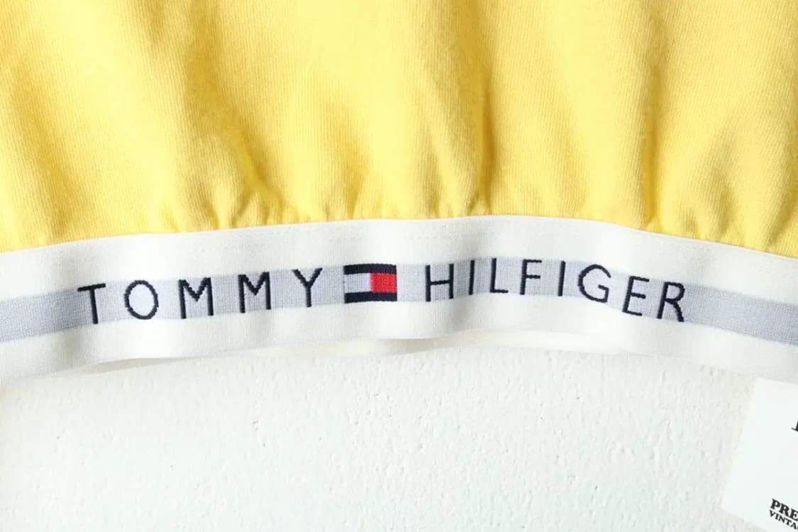 W(S-M) 타미힐피거 니트 후드 노랑 올드스쿨-1592F 상품이미지5