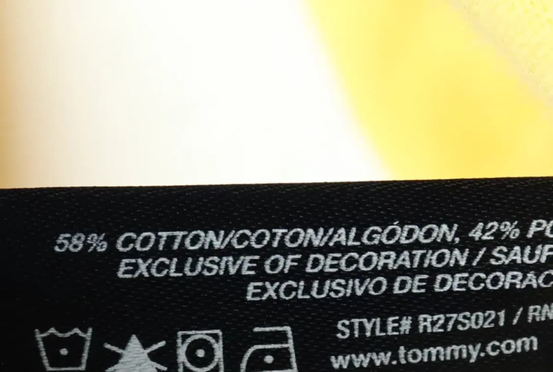 W(S-M) 타미힐피거 니트 후드 노랑 올드스쿨-1592F 상품이미지7