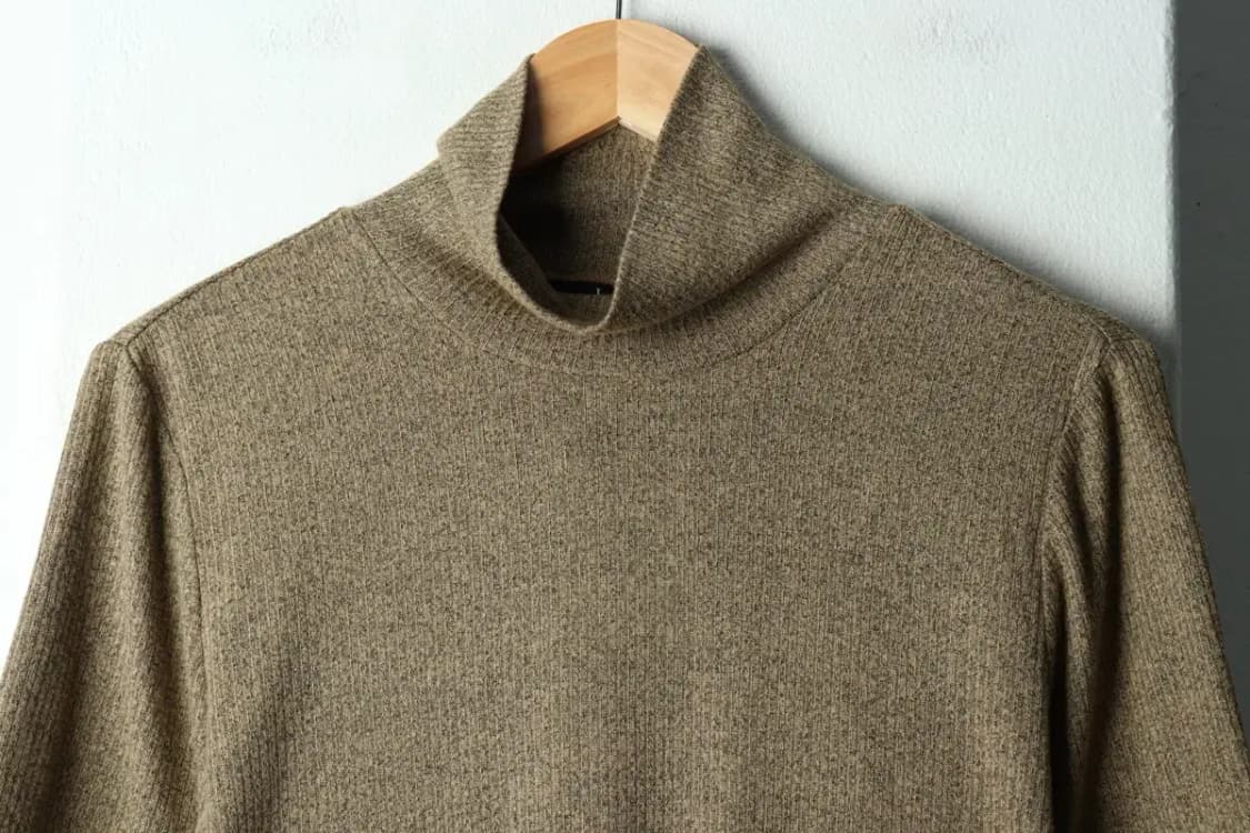 W(L) 폴로 랄프로렌 니트 목폴라 반팔 카키-15930 상품이미지3