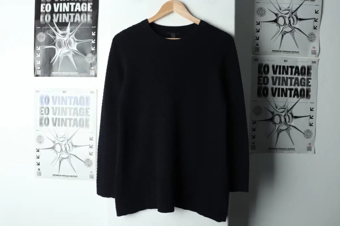 W(S) 코스 니트 와플 네이비-15931 상품이미지2