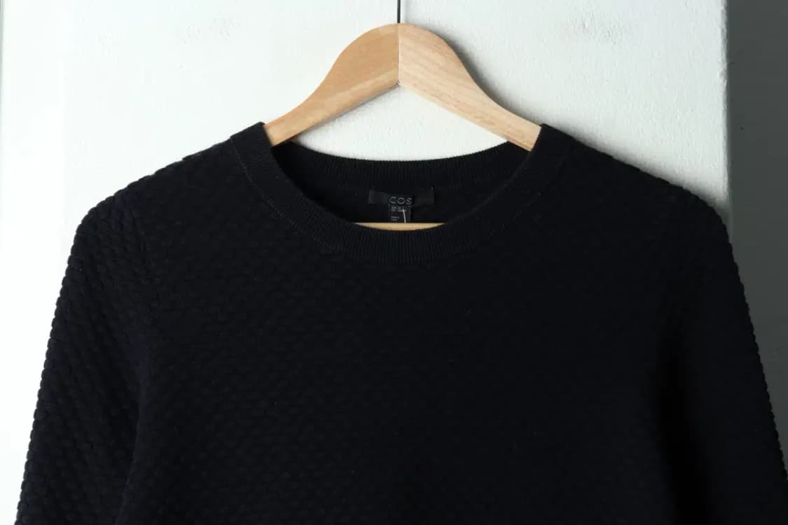 W(S) 코스 니트 와플 네이비-15931 상품이미지3