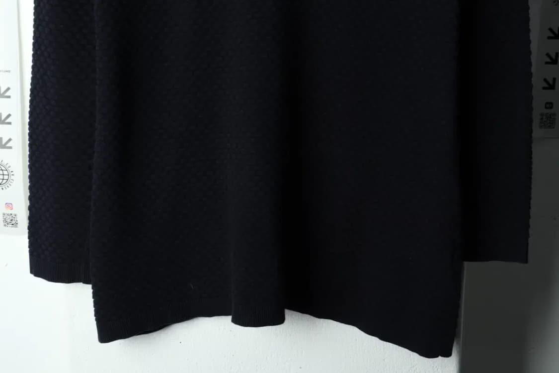W(S) 코스 니트 와플 네이비-15931 상품이미지4
