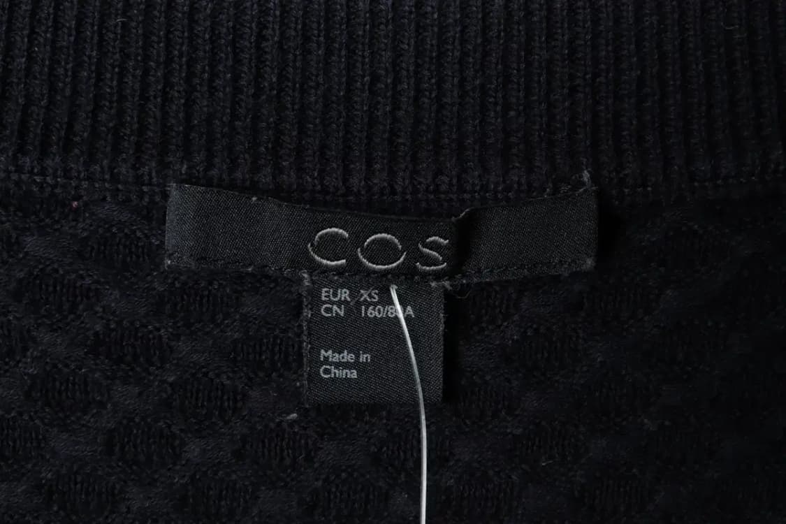 W(S) 코스 니트 와플 네이비-15931 상품이미지5