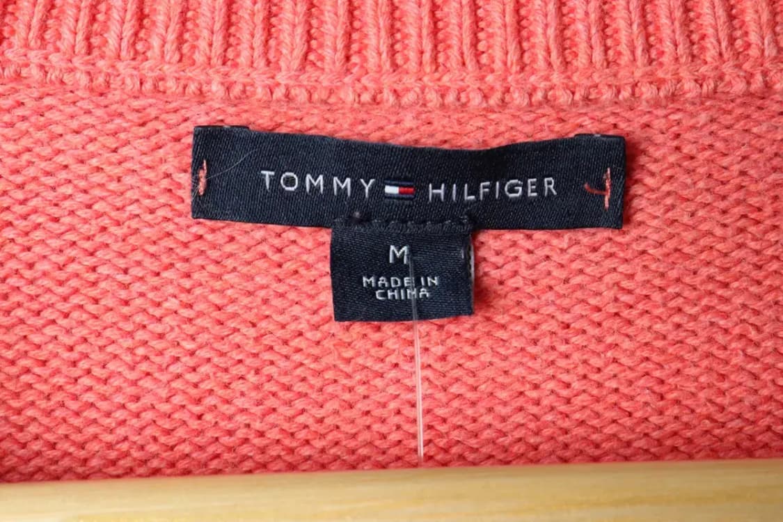 W(M) 타미힐피거 니트 핑크 케이블 꽈배기 딸기우유-15934 상품이미지5