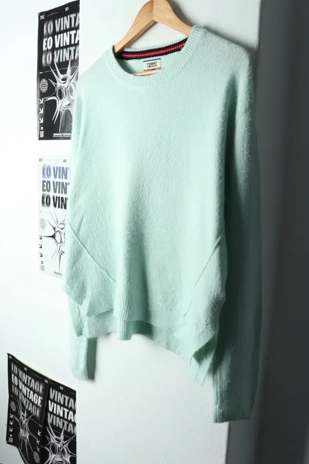 W(M-L) 타미힐피거 니트 모헤어 민트-15938 상품이미지1