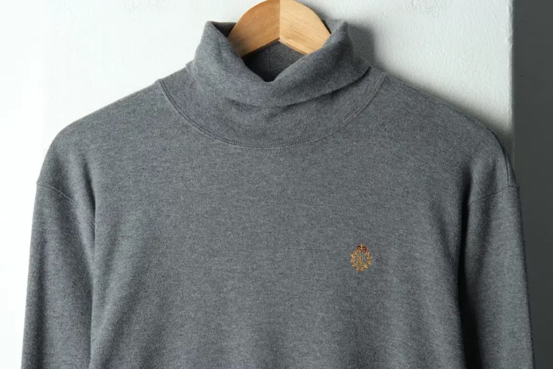 W(L) 폴로 랄프로렌 니트 목폴라 그레이 로고-15939 상품이미지3