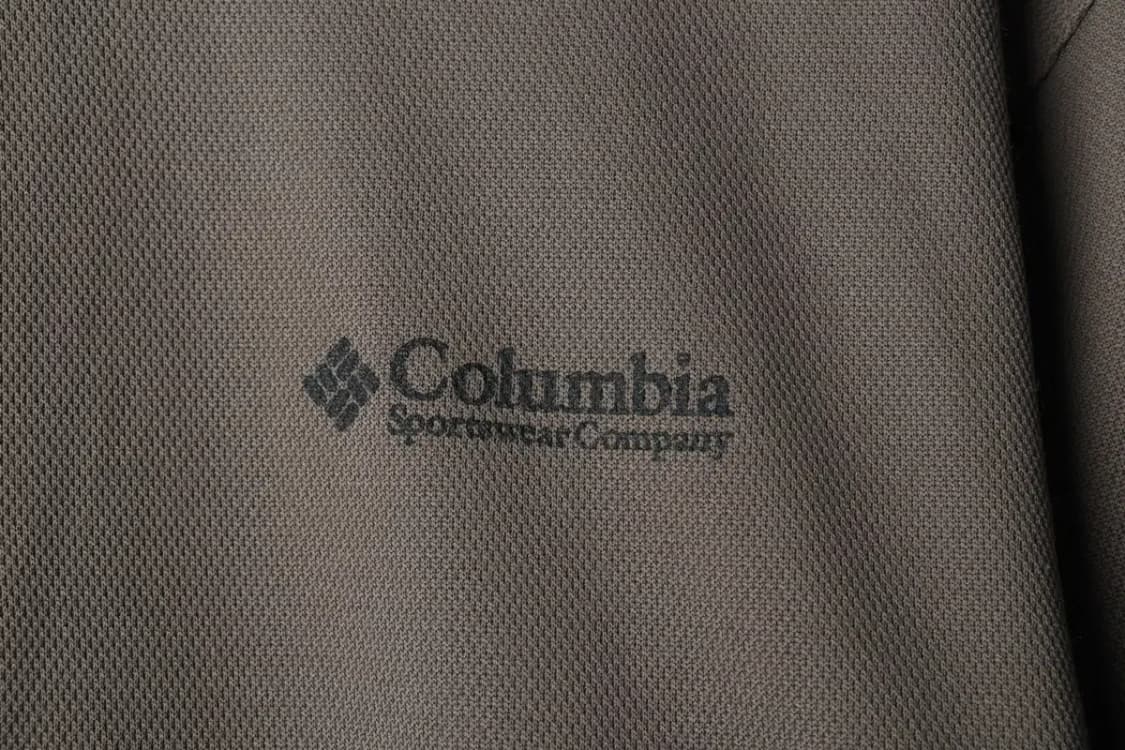 (XL) 컬럼비아 카라 긴팔티셔츠 기능성 반집업 카키-1599A 상품이미지5