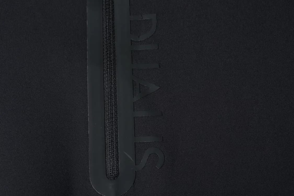 (M) 데상트 카라 긴팔티셔츠 기능성 반집업 블랙-1599B 상품이미지6