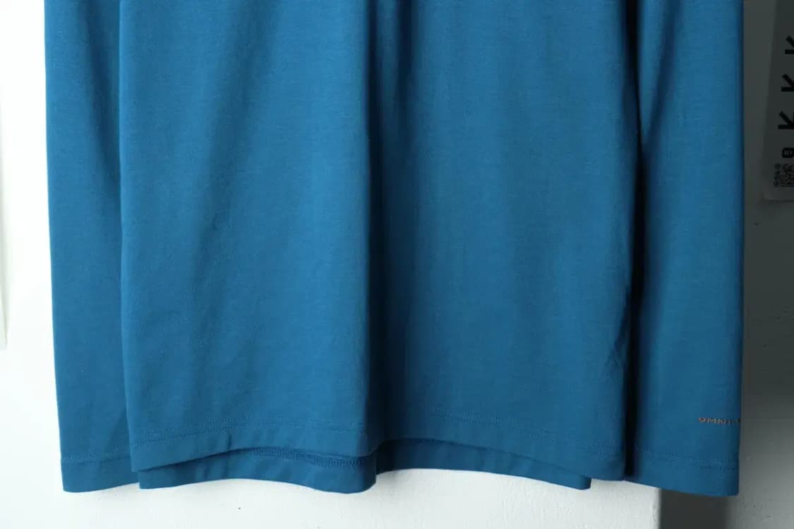 (XL) 컬럼비아 카라 긴팔티셔츠 기능성 반집업 블루-1599C 상품이미지4