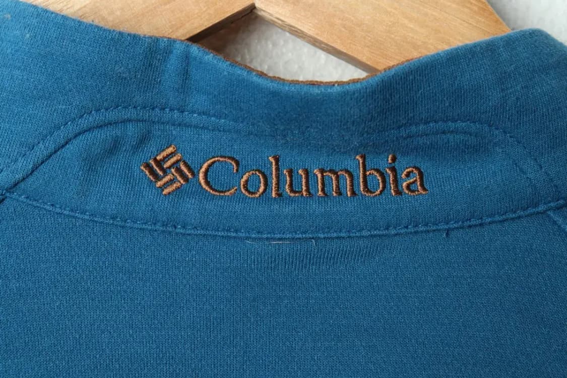 (XL) 컬럼비아 카라 긴팔티셔츠 기능성 반집업 블루-1599C 상품이미지6