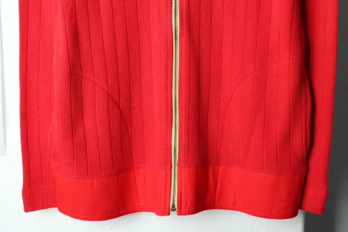W(S-M) 브랜드빈티지 후드집업 리즈클레이본 니트 레드-1599E 상품이미지4