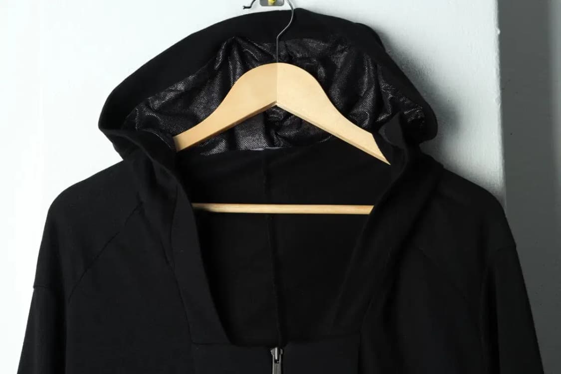 W(M) 코데즈 컴바인 후드집업 블랙 롱-1599F 상품이미지3